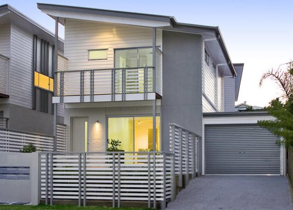 Narrow lot townhouse plan